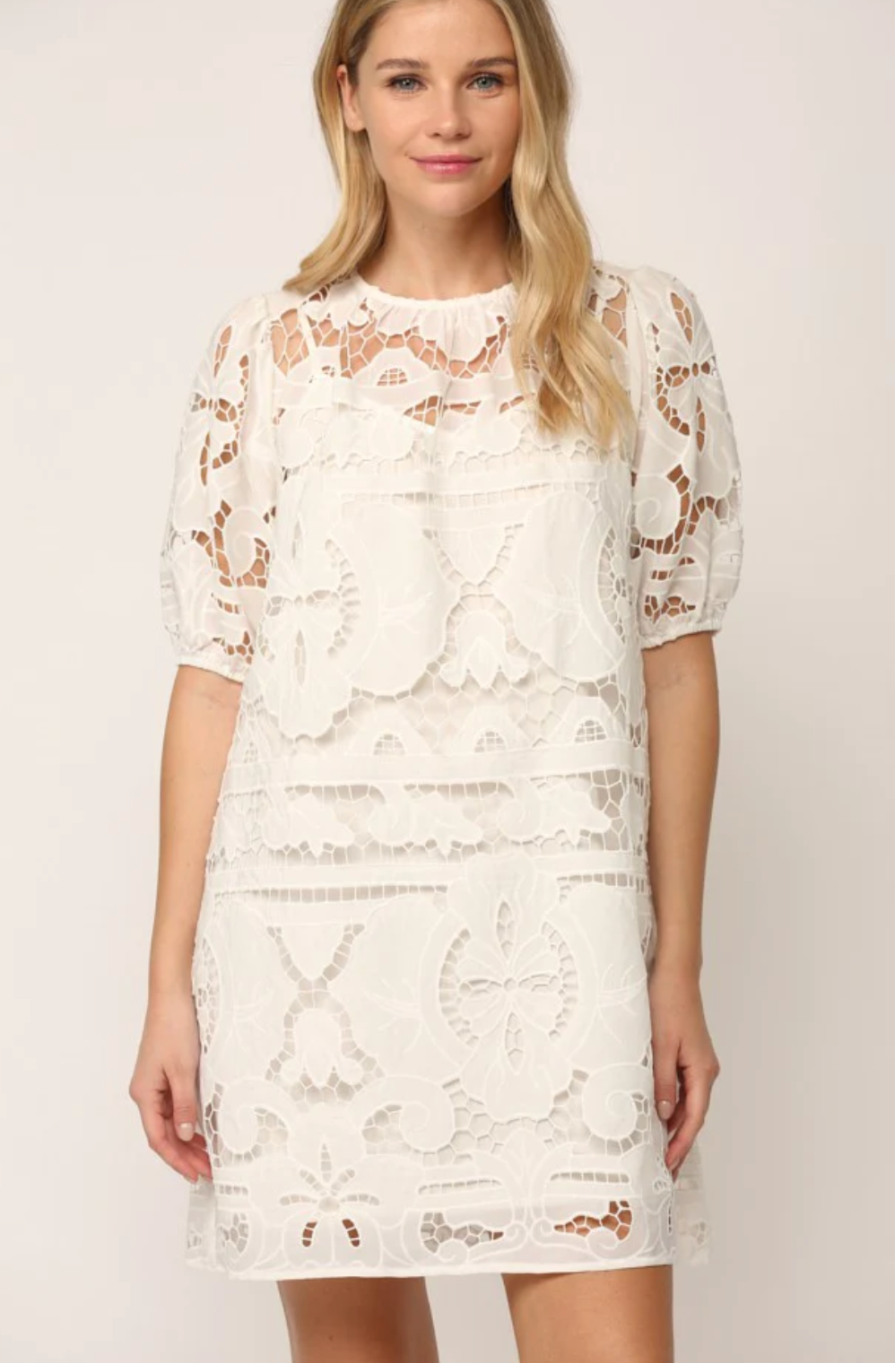 Lace Shift Dress