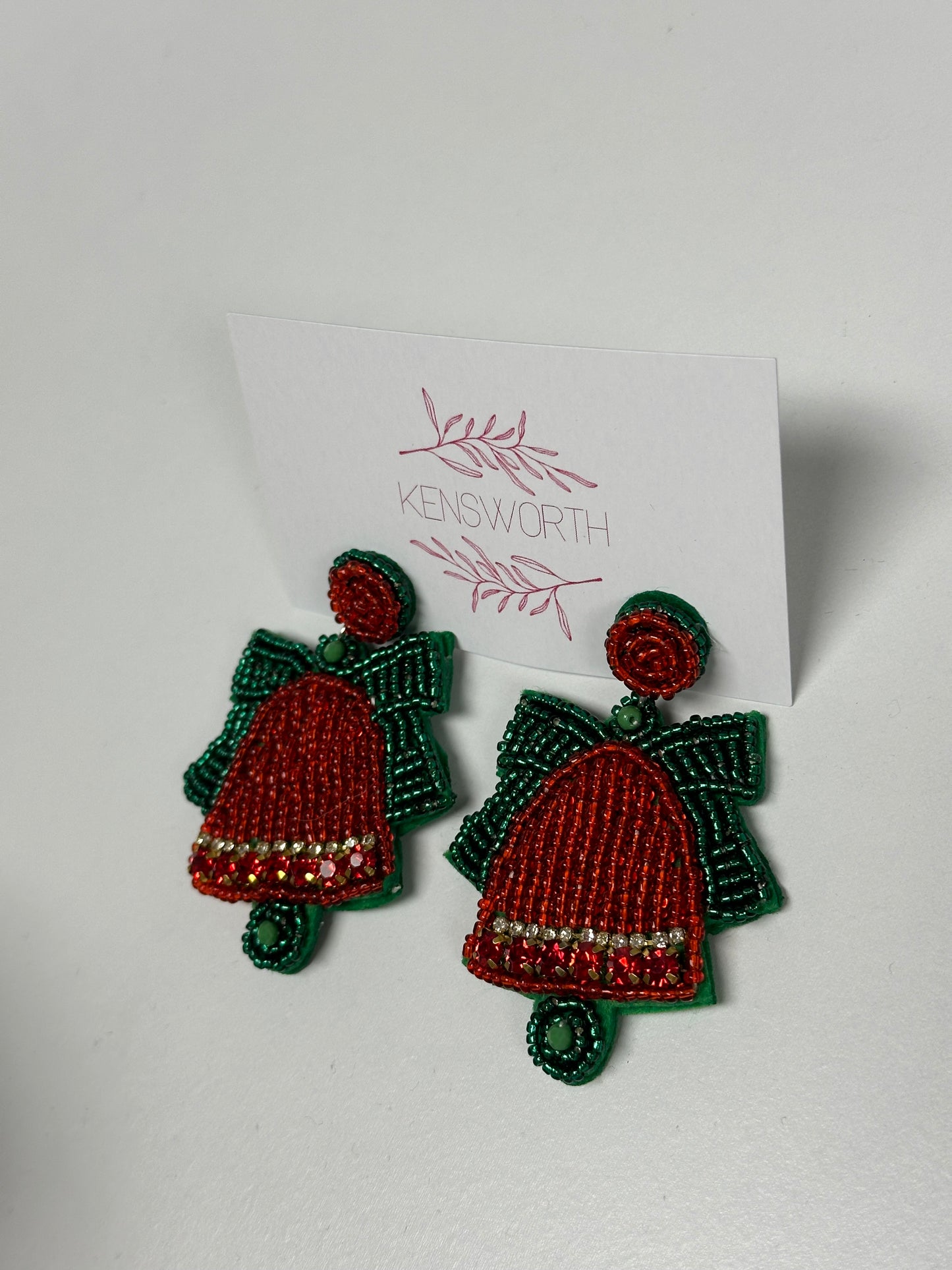 Beaded Bell Earrings