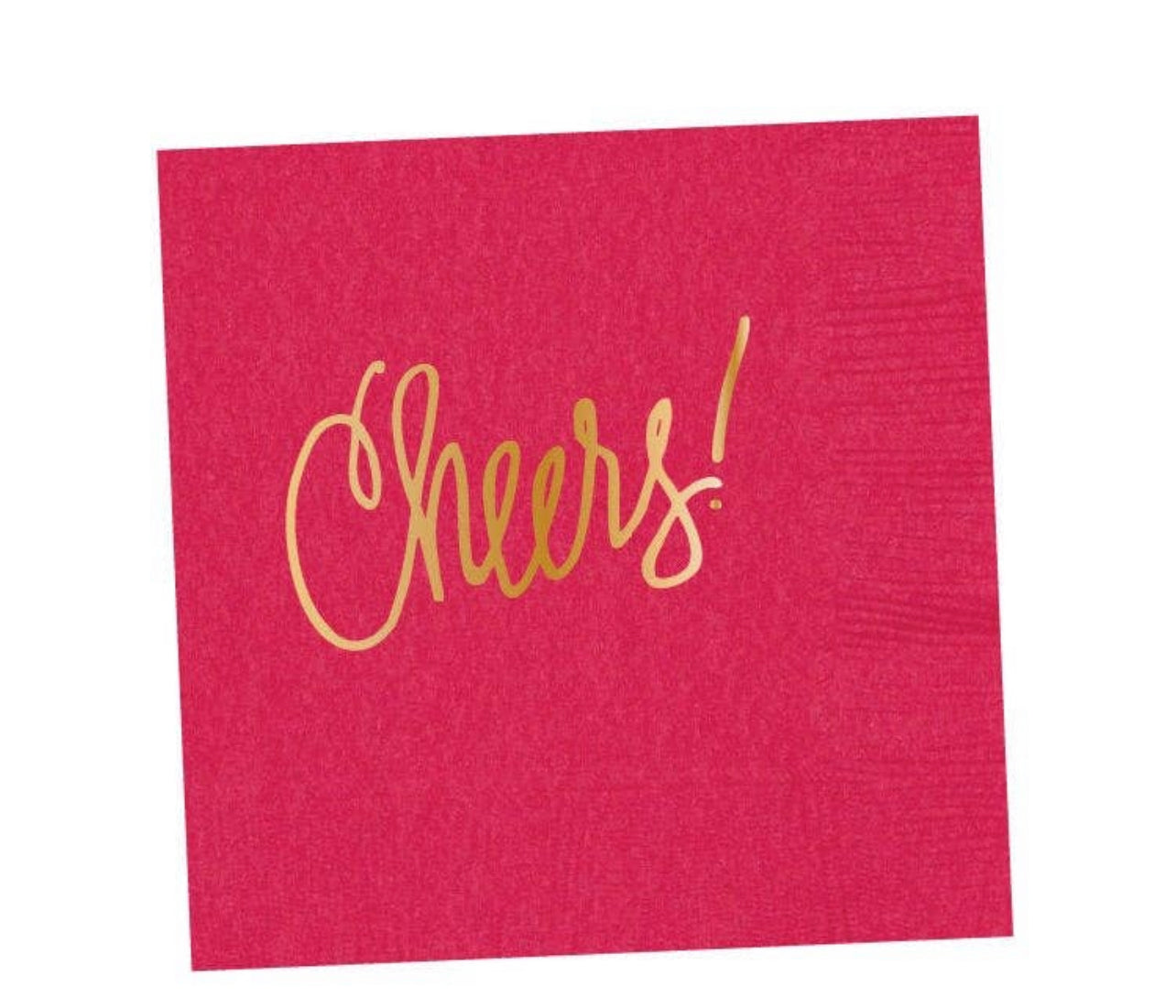 Hot Pink Cheers Napkins