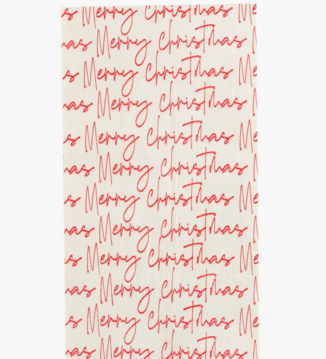 Merry Christmas Script Guest Towel