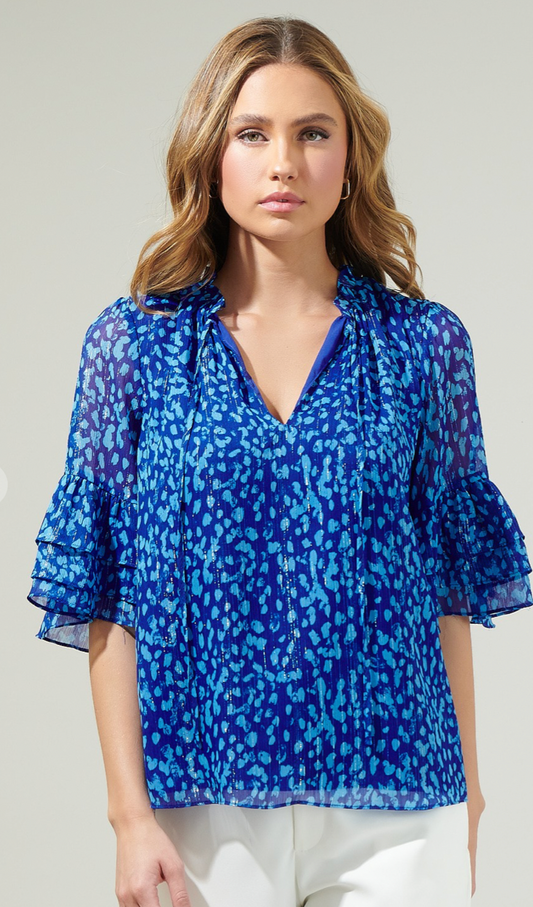 Madeira Abstract Blouse
