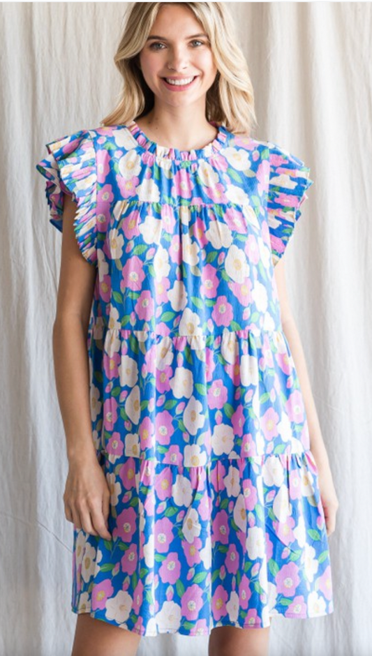 Lisa Floral Print Dress