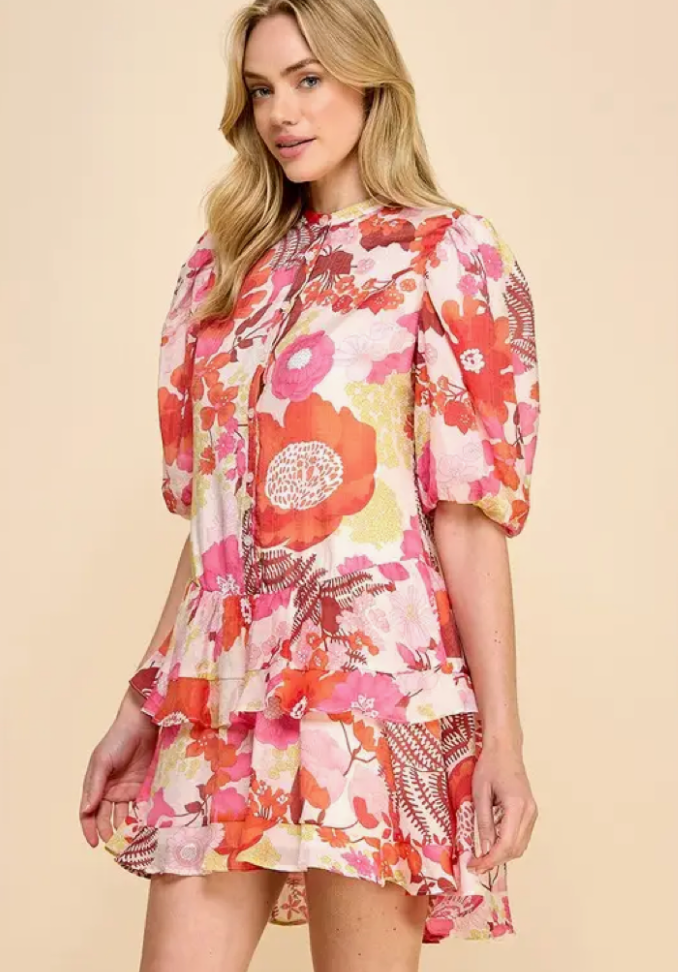 Molly Floral Print Dress