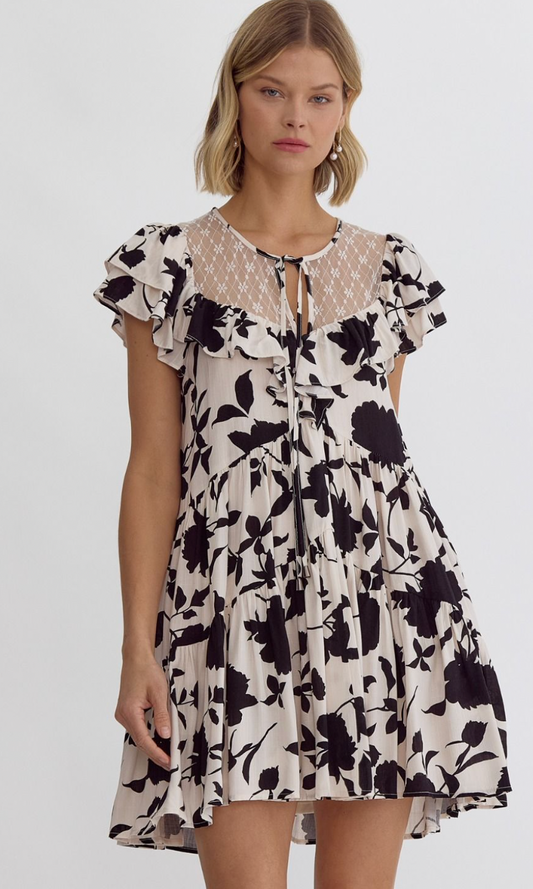 Riley Floral Lace Dress