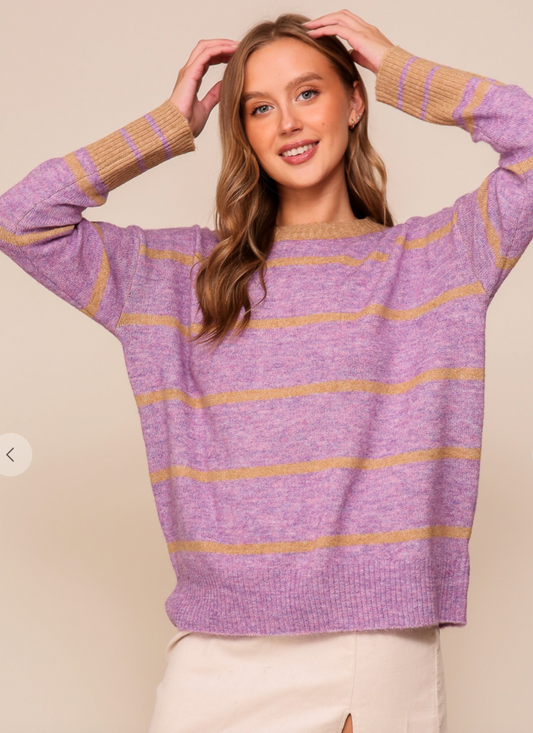 Natalie Basic Stripe Sweater