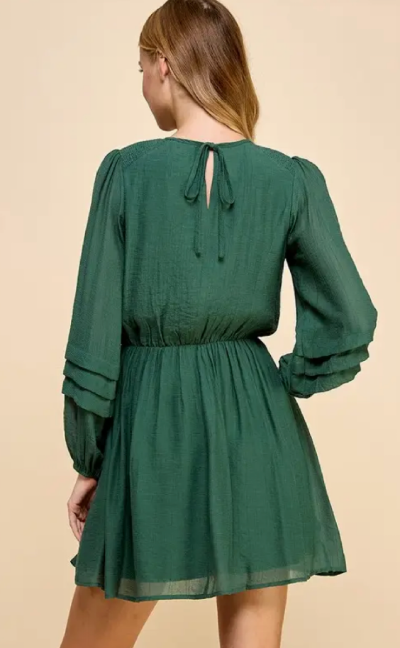 Olivia Pleated Dress