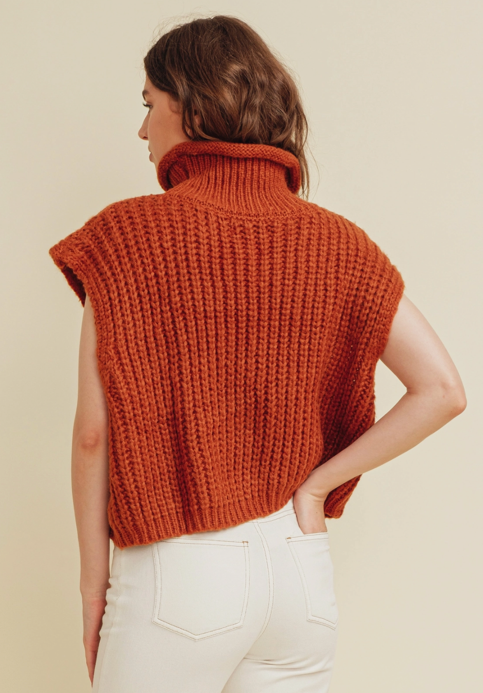 Cable Knit Turtleneck Sweater