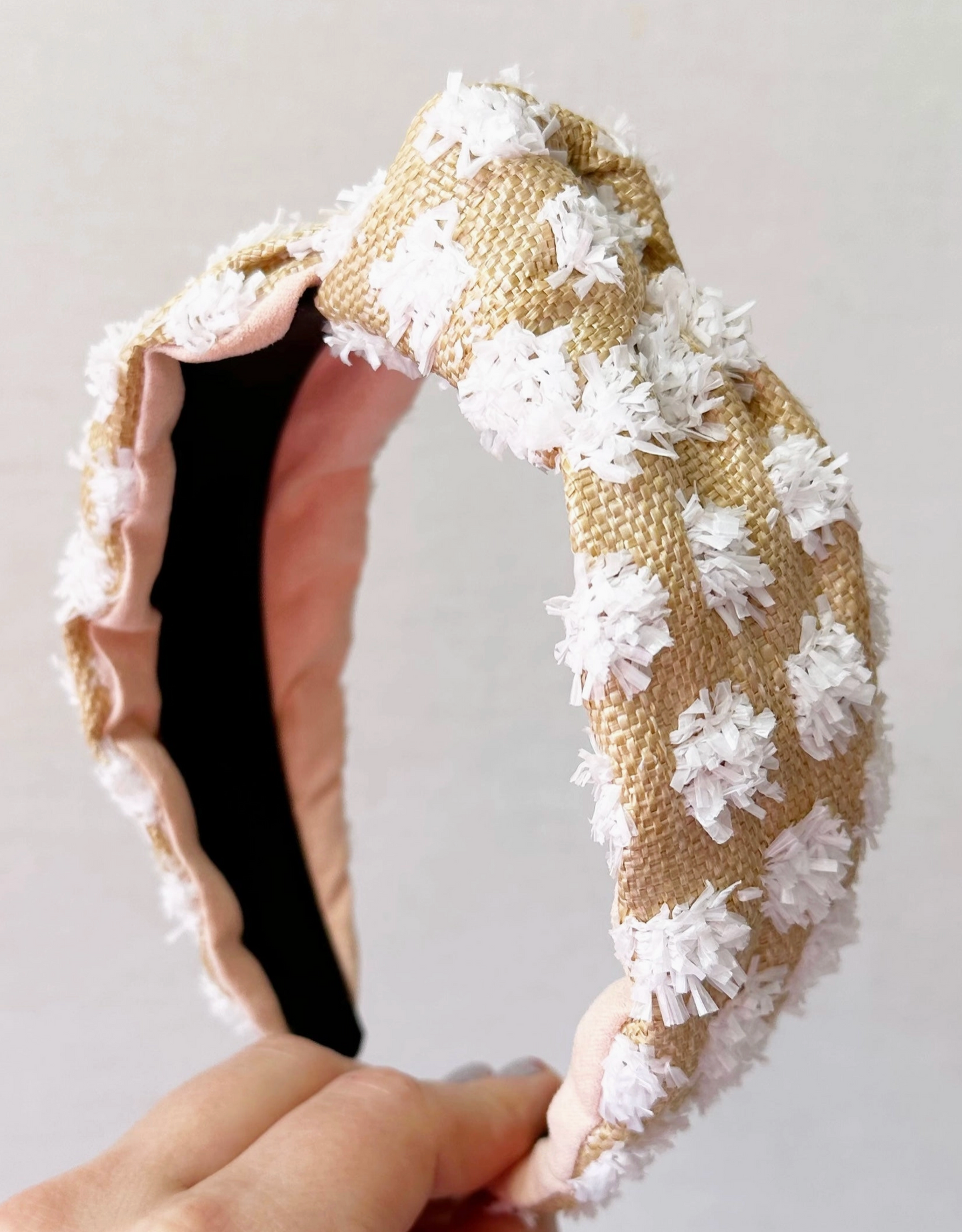 Raffia Dreams Headband- White