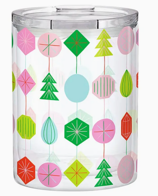 Double-Wall Short Tumbler - Ornaments