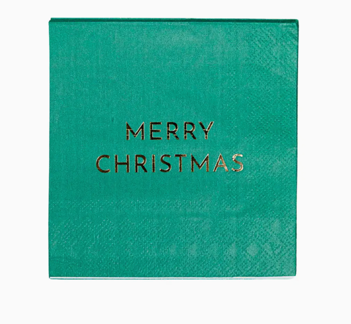 Merry Christmas Cocktail Napkins