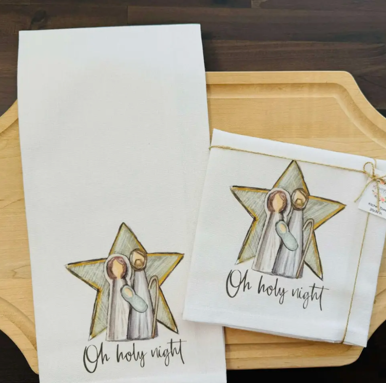 Holy Night Kitchen Towel