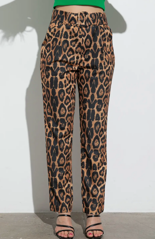 Layla Leopard Trousers