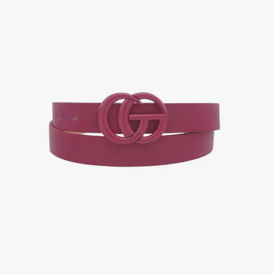 Color Coated Belt- Orchid