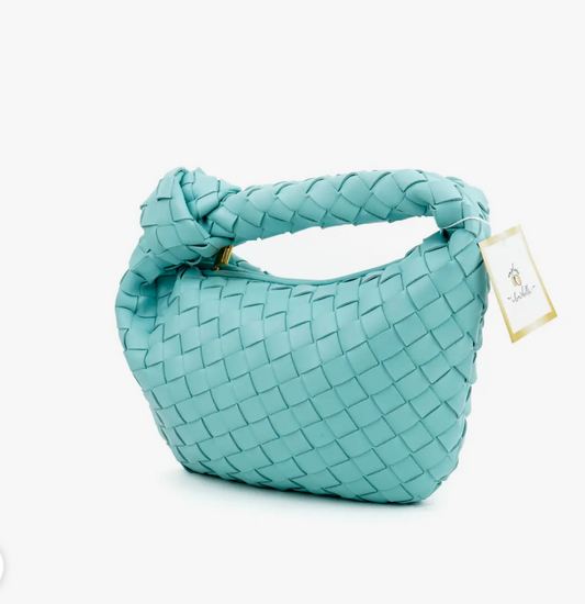 Ava Woven Knotted Handbag